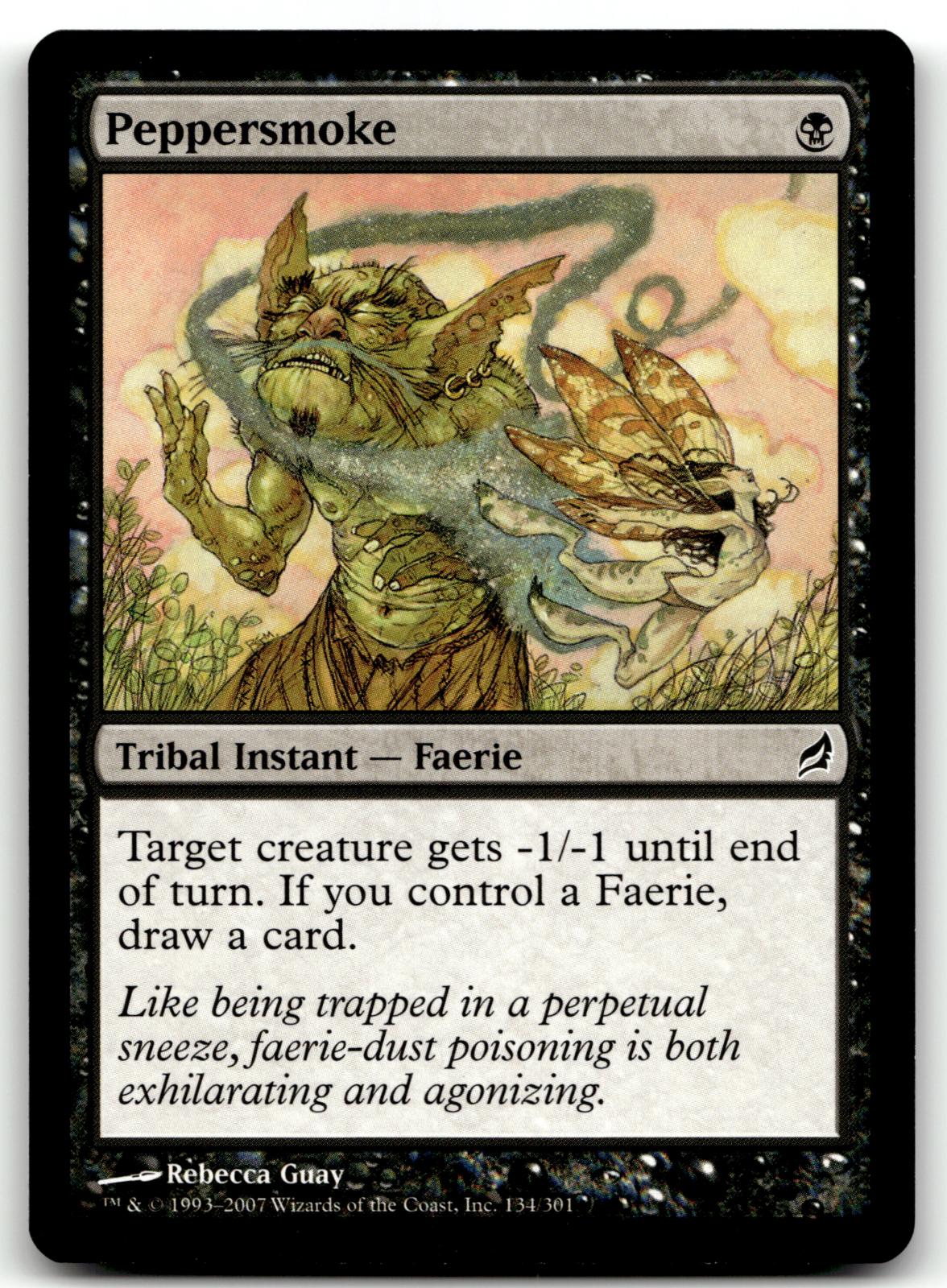 Peppersmoke 134 Common Lorwyn Magic: The Gathering Near Mint