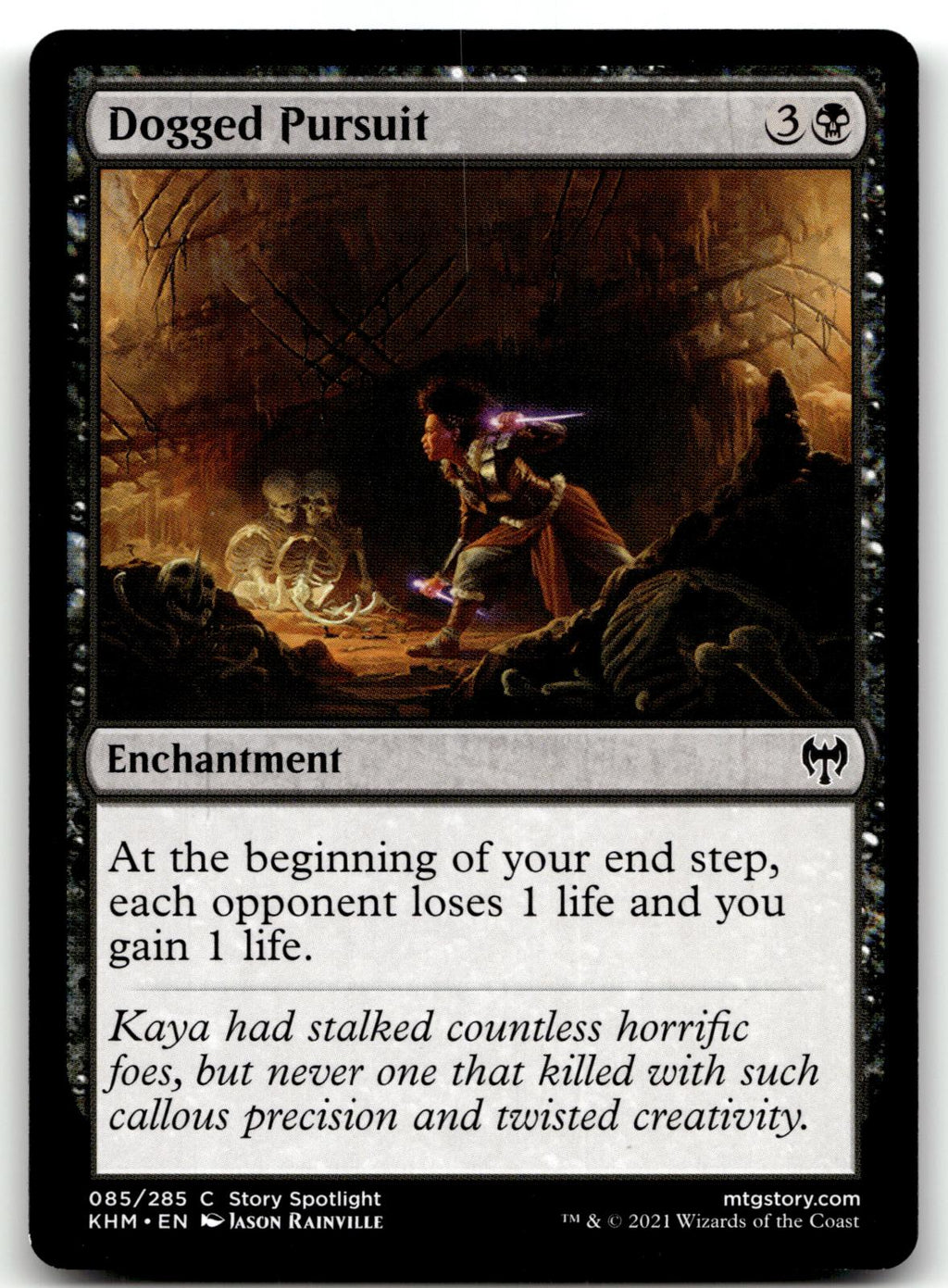 Dogged Pursuit 85 Common Kaldheim Magic: The Gathering Near Mint