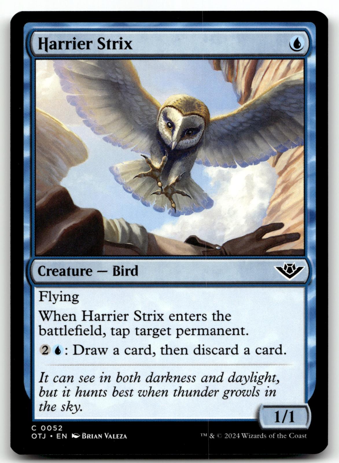 Harrier Strix 52 Common Outlaws of Thunder Junction Magic: The Gathering NM
