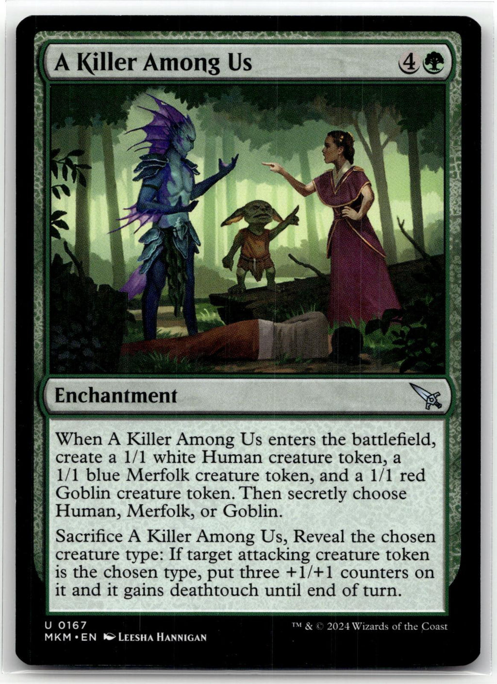 A Killer Among Us 167 Uncommon Murders at Karlov Manor Magic: The Gathering NM
