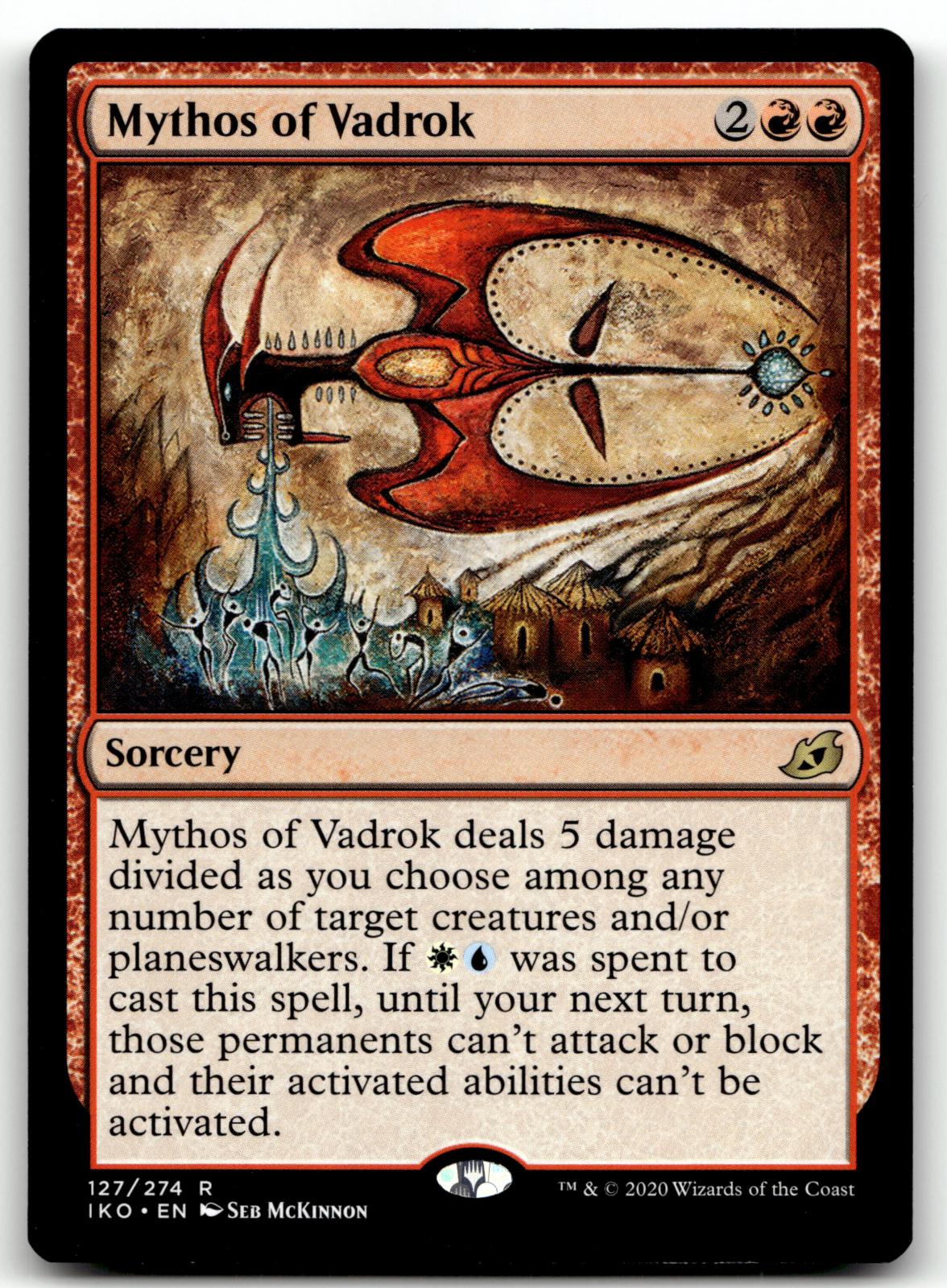 Mythos of Vadrok 127 Rare Ikoria: Lair of Behemoths Magic: The Gathering NM