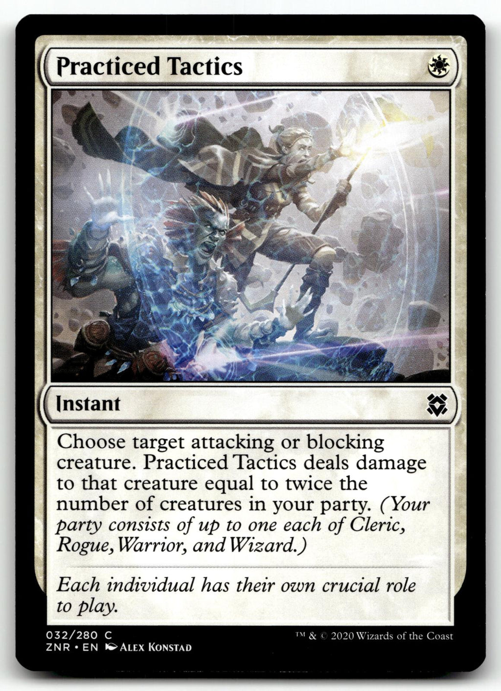 Practiced Tactics 32 Common Zendikar Rising Magic: The Gathering Near Mint