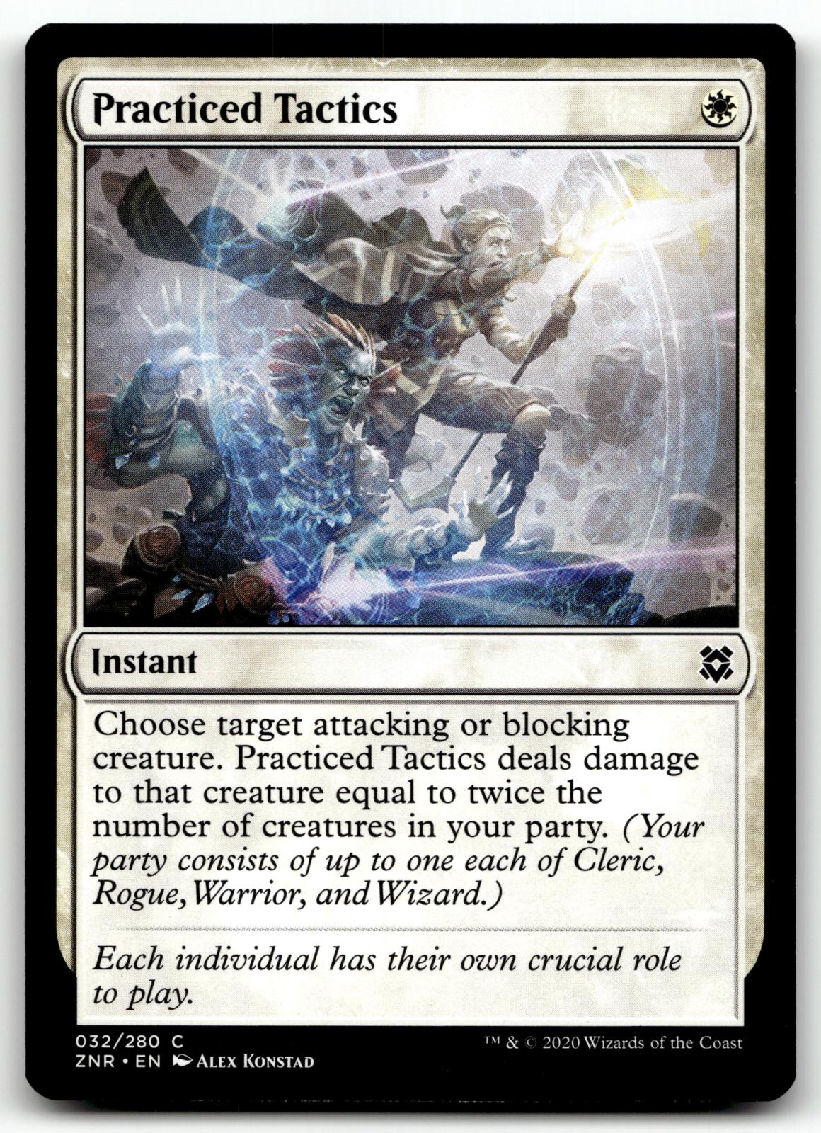 Practiced Tactics 32 Common Zendikar Rising Magic: The Gathering Near Mint