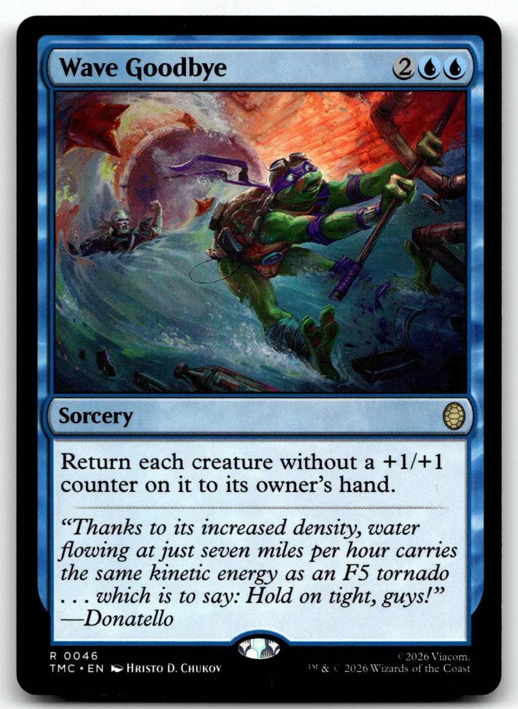 Wave Goodbye 46 Commander: Teenage Mutant Ninja Turtles Magic: The Gathering NM