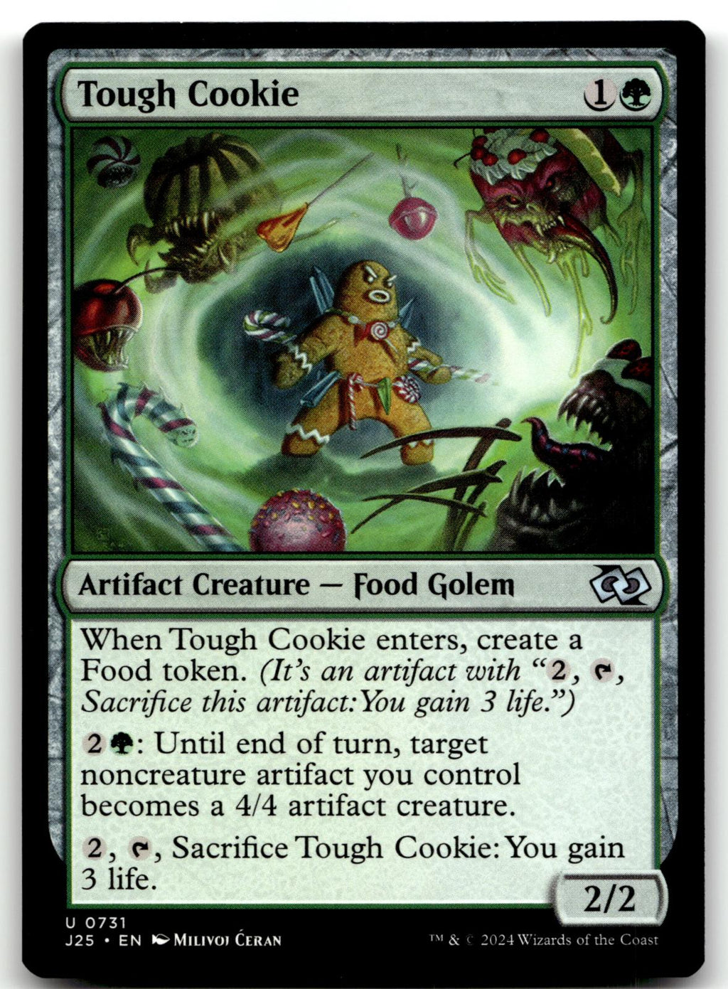 Tough Cookie 731 Uncommon Foundations Jumpstart Magic: The Gathering Near Mint