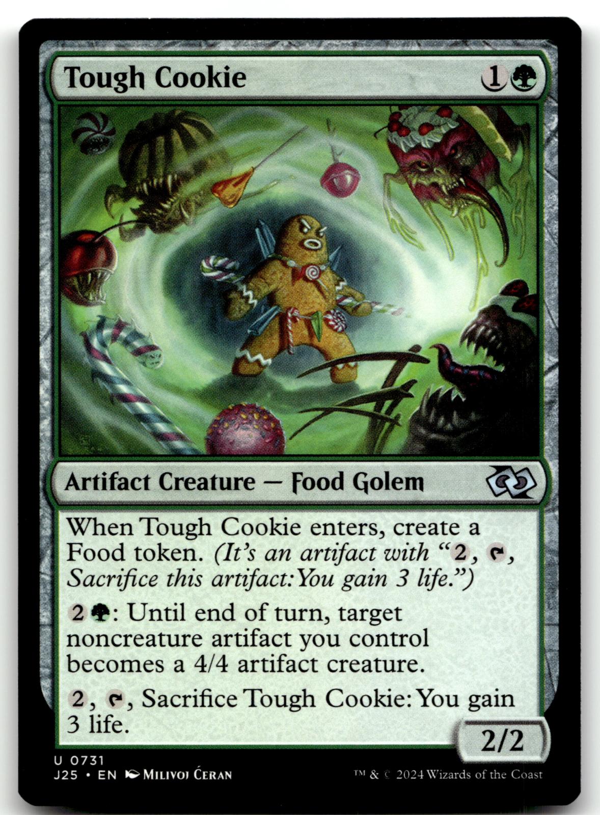 Tough Cookie 731 Uncommon Foundations Jumpstart Magic: The Gathering Near Mint