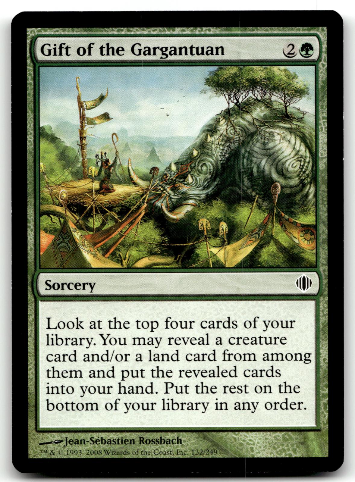 Gift of the Gargantuan 132 Common Shards of Alara Magic: The Gathering Near Mint