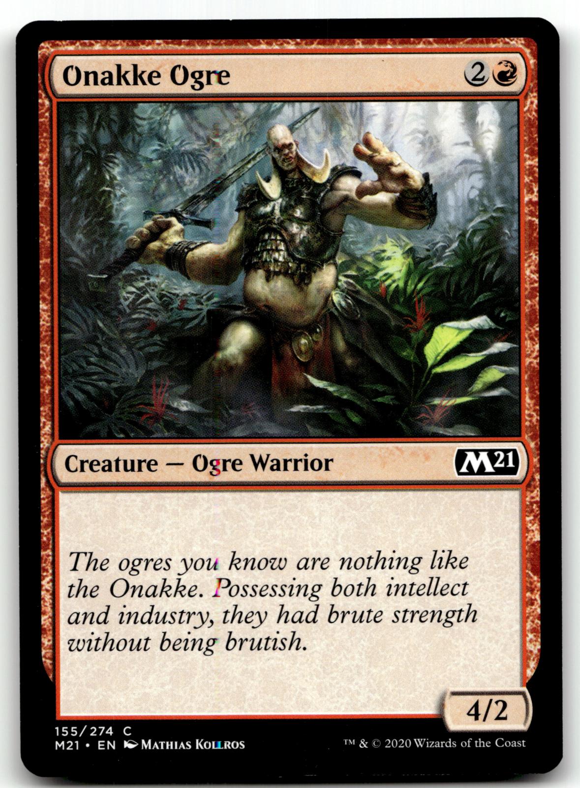 Onakke Ogre 155 Common Core Set 2021 Magic: The Gathering Near Mint