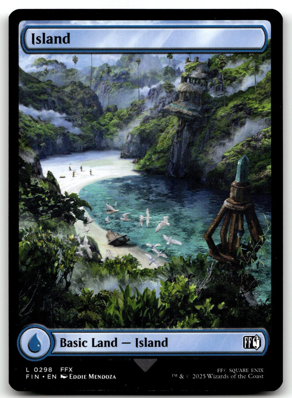 Island (0298) 298 Land FINAL FANTASY Magic: The Gathering Near Mint