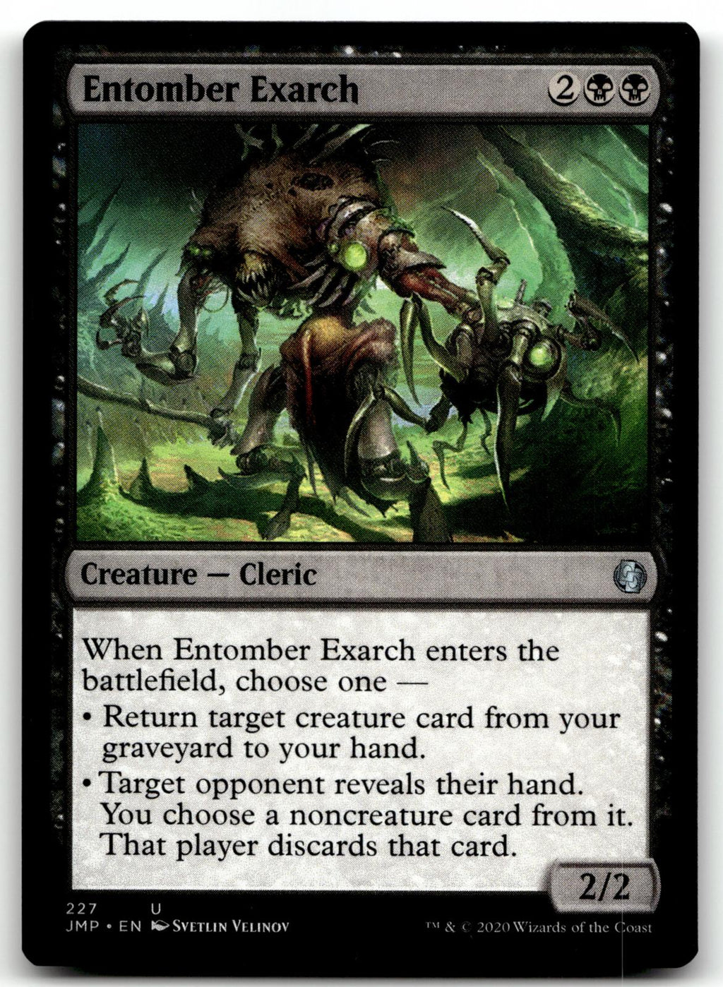 Entomber Exarch 227 Uncommon Jumpstart Magic: The Gathering Near Mint