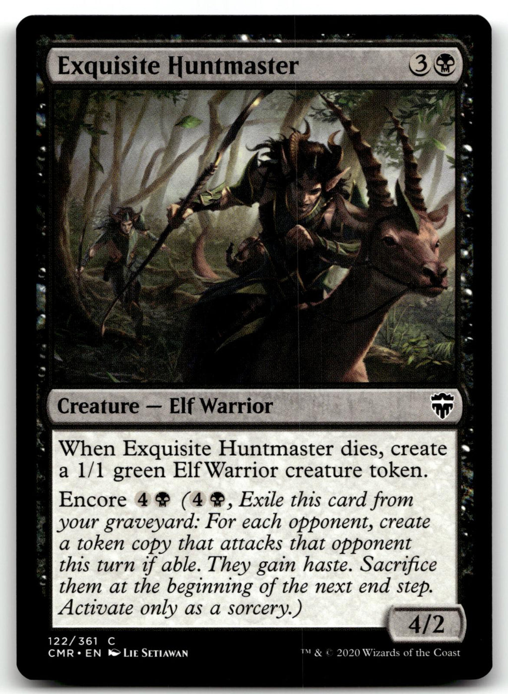 Exquisite Huntmaster 122 Common Commander Legends Magic: The Gathering Near Mint
