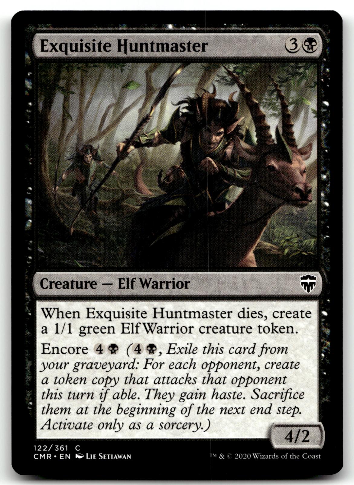 Exquisite Huntmaster 122 Common Commander Legends Magic: The Gathering Near Mint