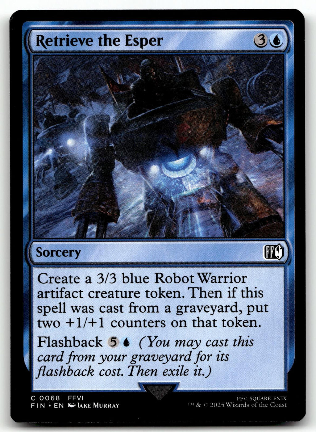 Retrieve the Esper 68 Common FINAL FANTASY Magic: The Gathering Near Mint