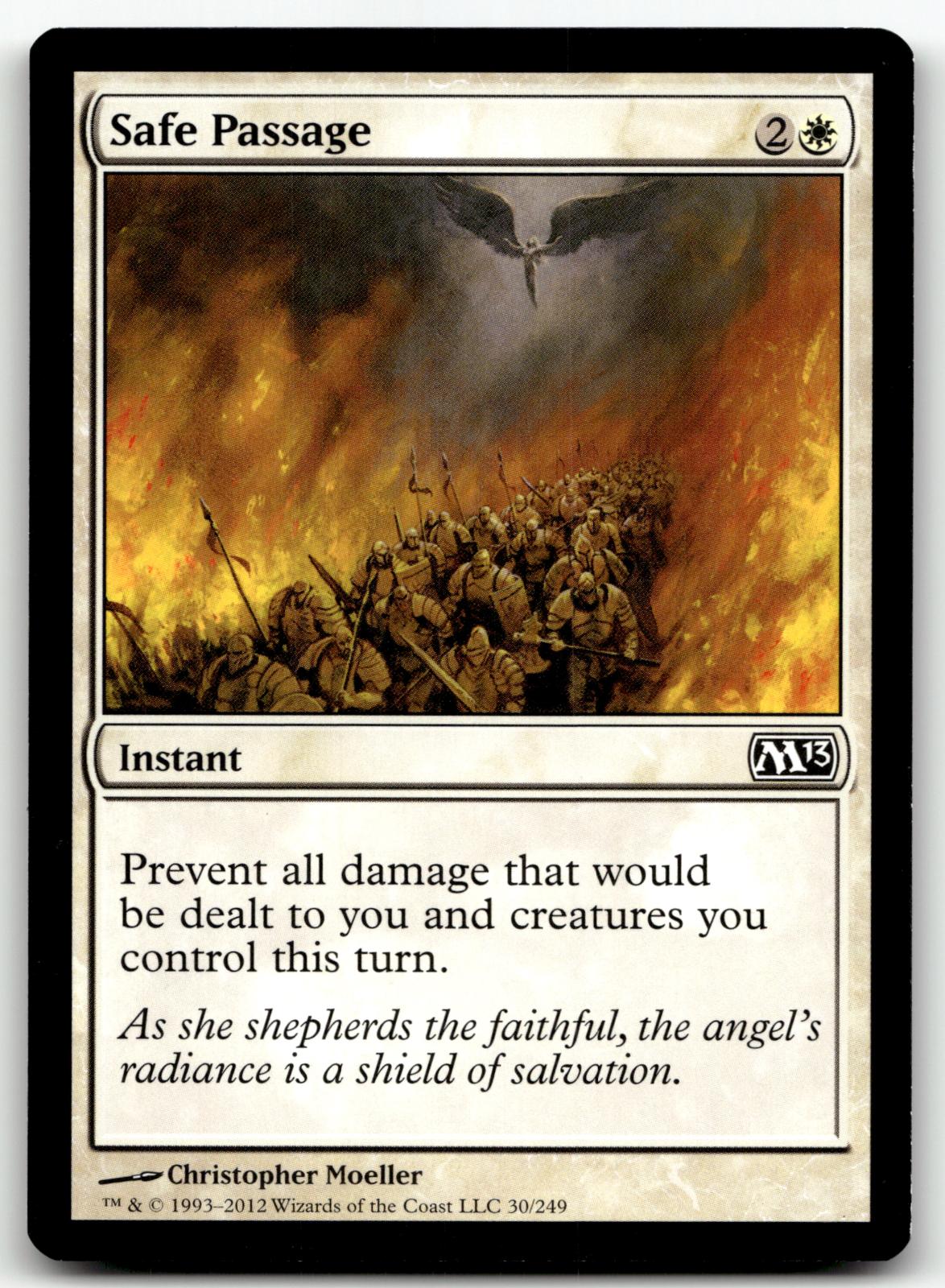 Safe Passage 30 Common Magic 2013 (M13) Magic: The Gathering Near Mint