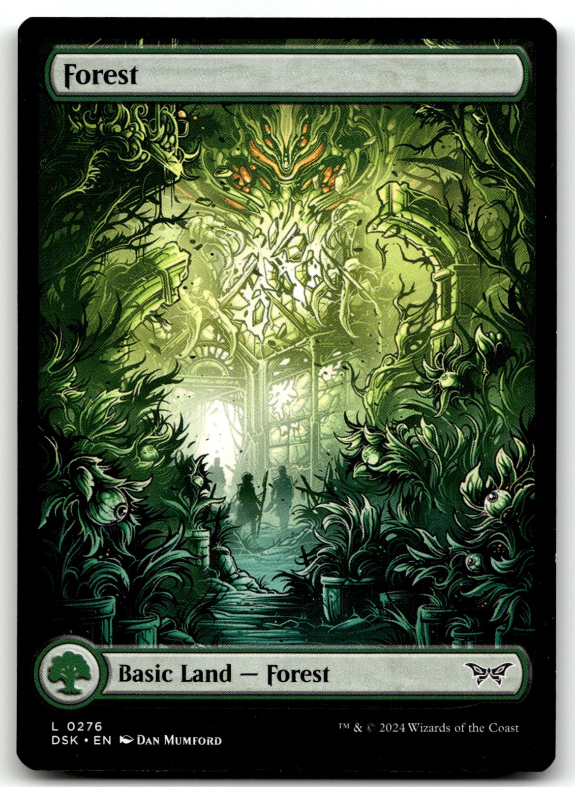 Forest (0276) - Full Art 276 Duskmourn: House of Horror Magic: The Gathering NM