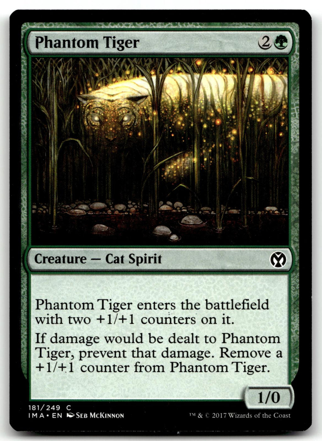Phantom Tiger 181 Common Iconic Masters Magic: The Gathering Near Mint