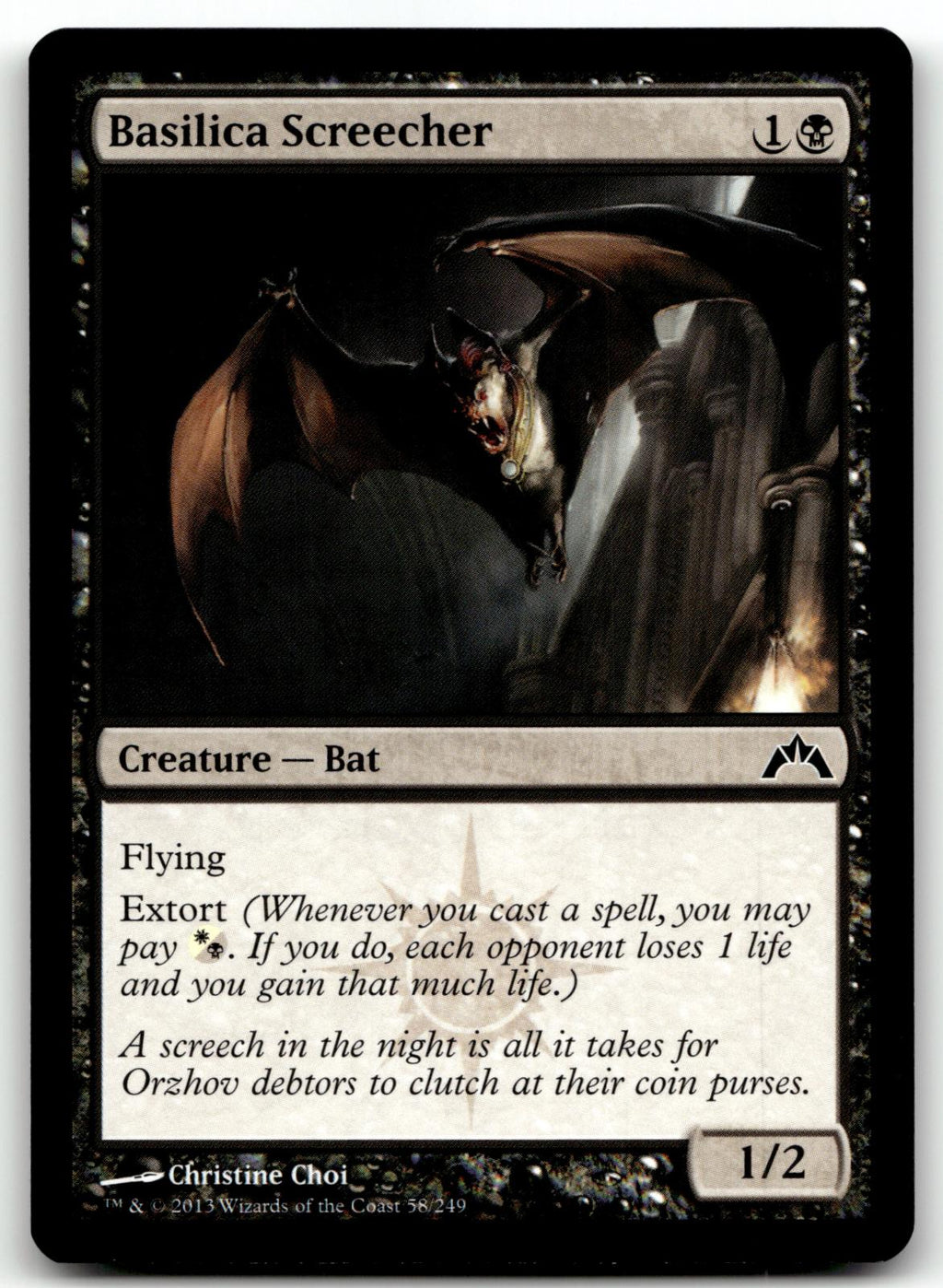 Basilica Screecher 58 Common Gatecrash Magic: The Gathering Near Mint