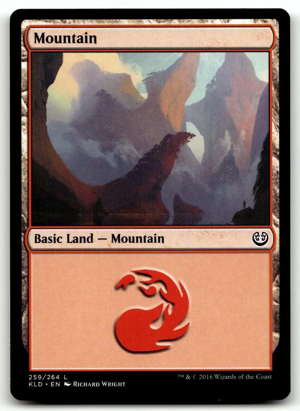 Mountain (259) 259 Land Kaladesh Magic: The Gathering Near Mint