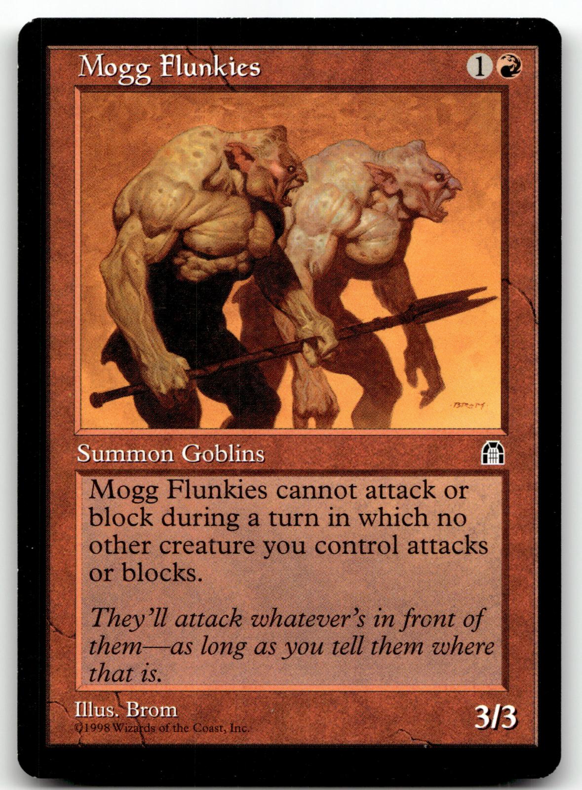 Mogg Flunkies Common Stronghold Magic: The Gathering Near Mint