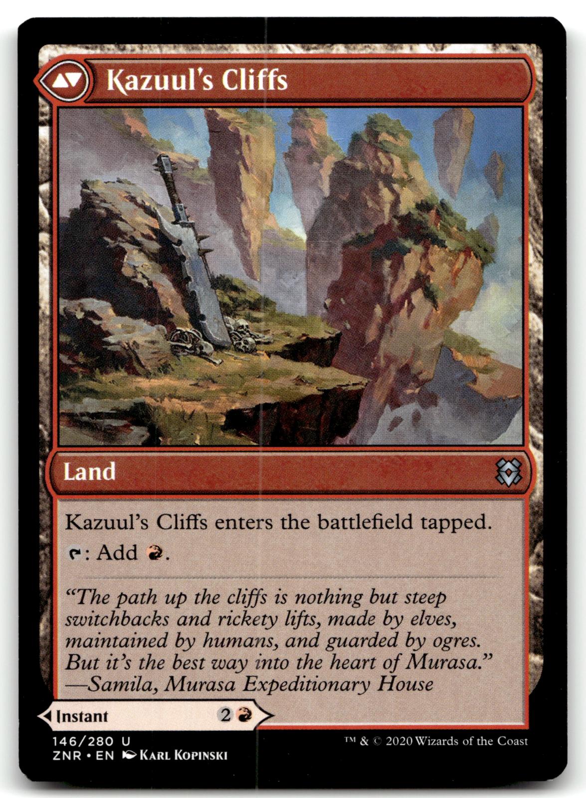 Kazuul's Fury 146 Uncommon Zendikar Rising Magic: The Gathering Near Mint