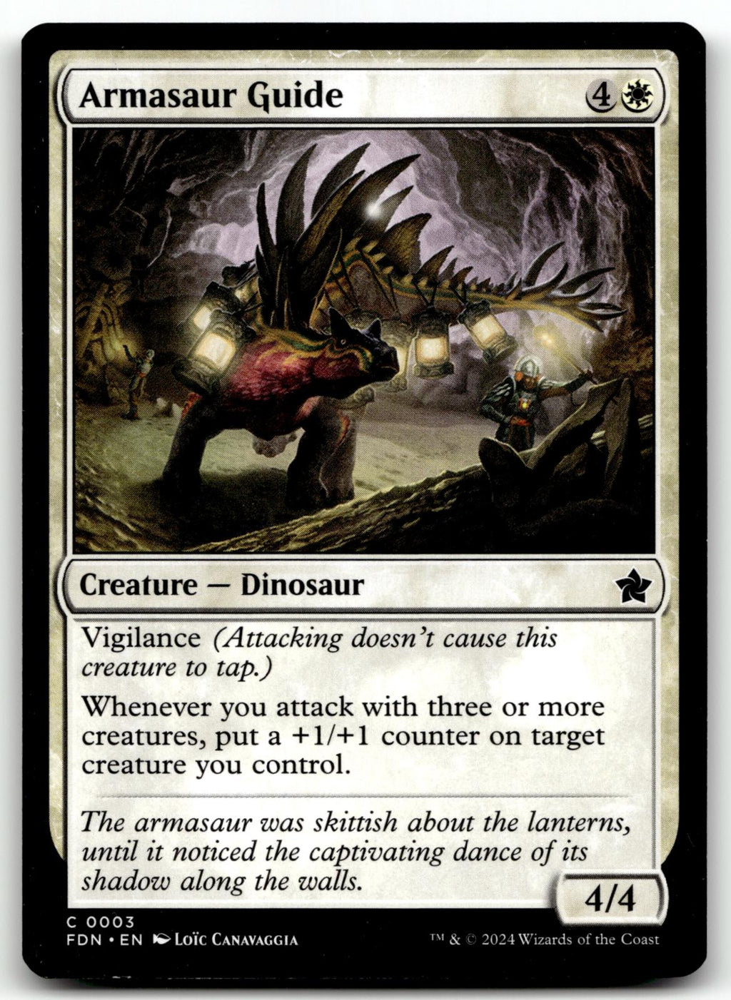 Armasaur Guide 3 Common Foundations Magic: The Gathering Near Mint