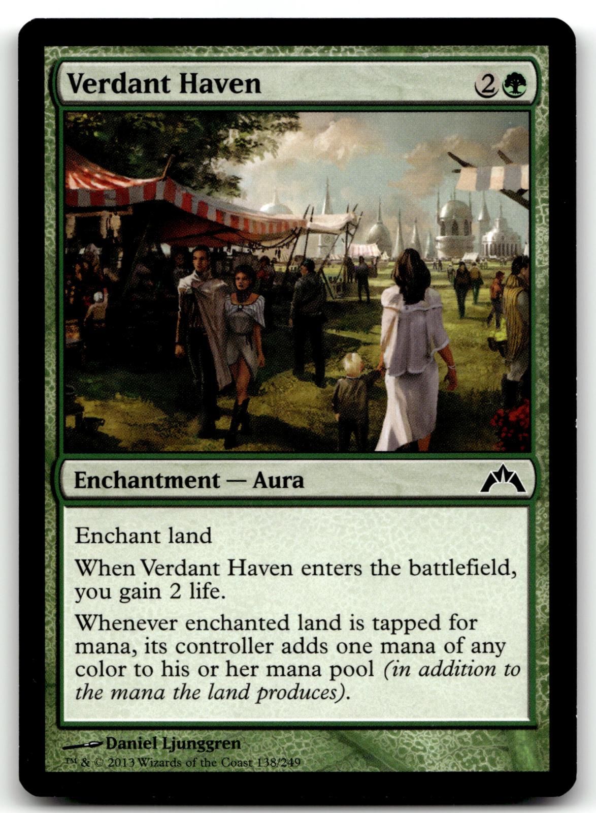 Verdant Haven 138 Common Gatecrash Magic: The Gathering Near Mint