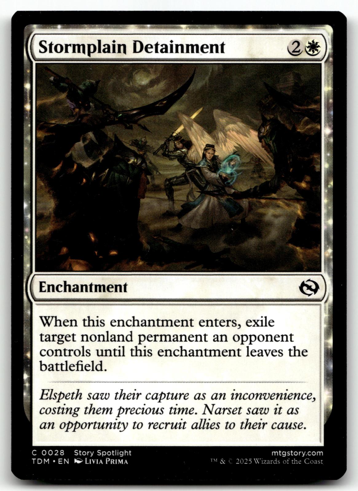 Stormplain Detainment 28 Common Tarkir: Dragonstorm Magic: The Gathering NM