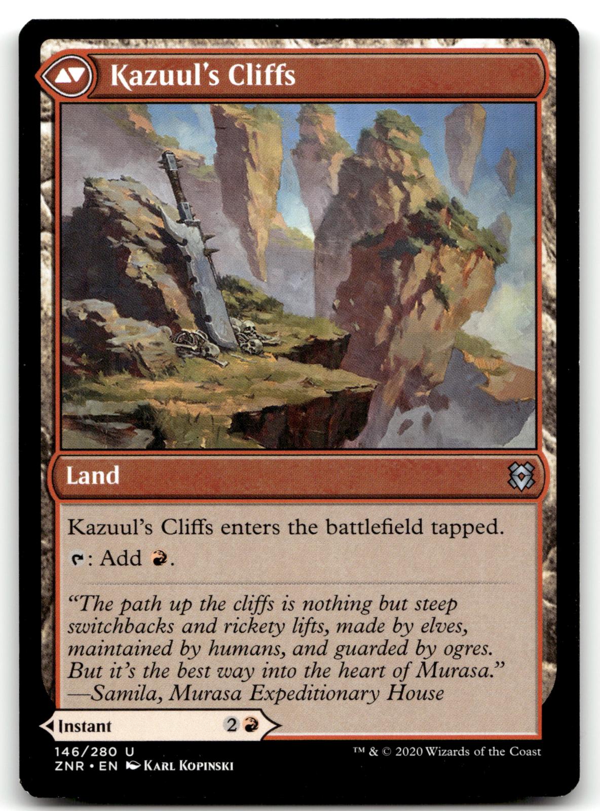 Kazuul's Fury 146 Uncommon Zendikar Rising Magic: The Gathering Near Mint