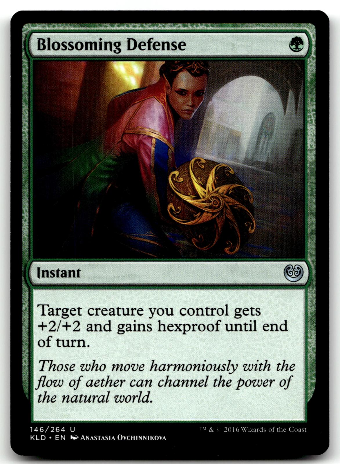 Blossoming Defense 146 Uncommon Kaladesh Magic: The Gathering Near Mint