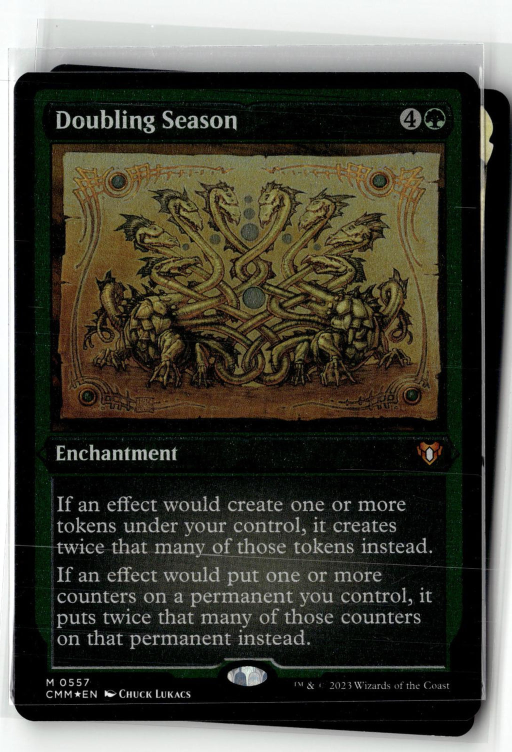 Doubling Season (Foil Etched) 557 Commander Masters Magic: The Gathering NM