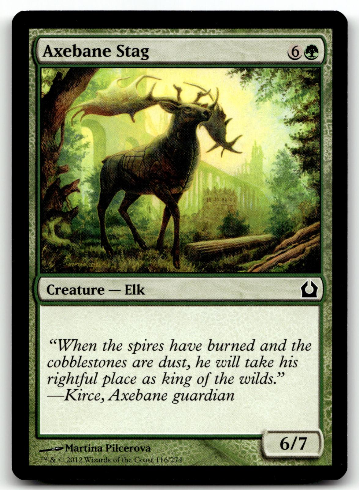 Axebane Stag 116 Common Return to Ravnica Magic: The Gathering Near Mint