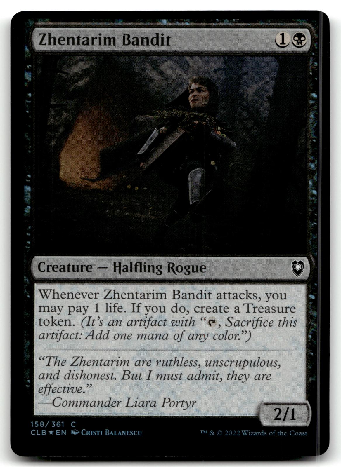 Zhentarim Bandit 158 Commander Legends: Battle for Baldur's Gate Magic: The Gathering NM
