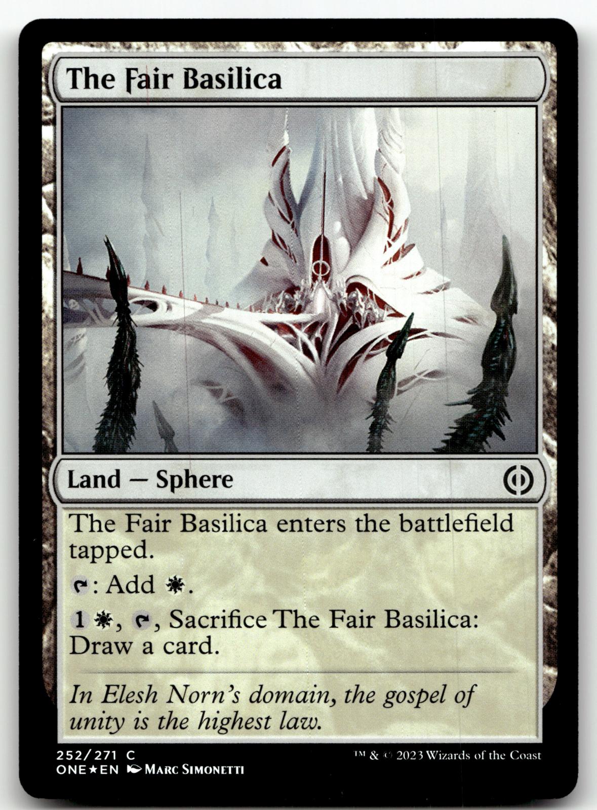 The Fair Basilica 252 Phyrexia: All Will Be One Magic: The Gathering Foil NM