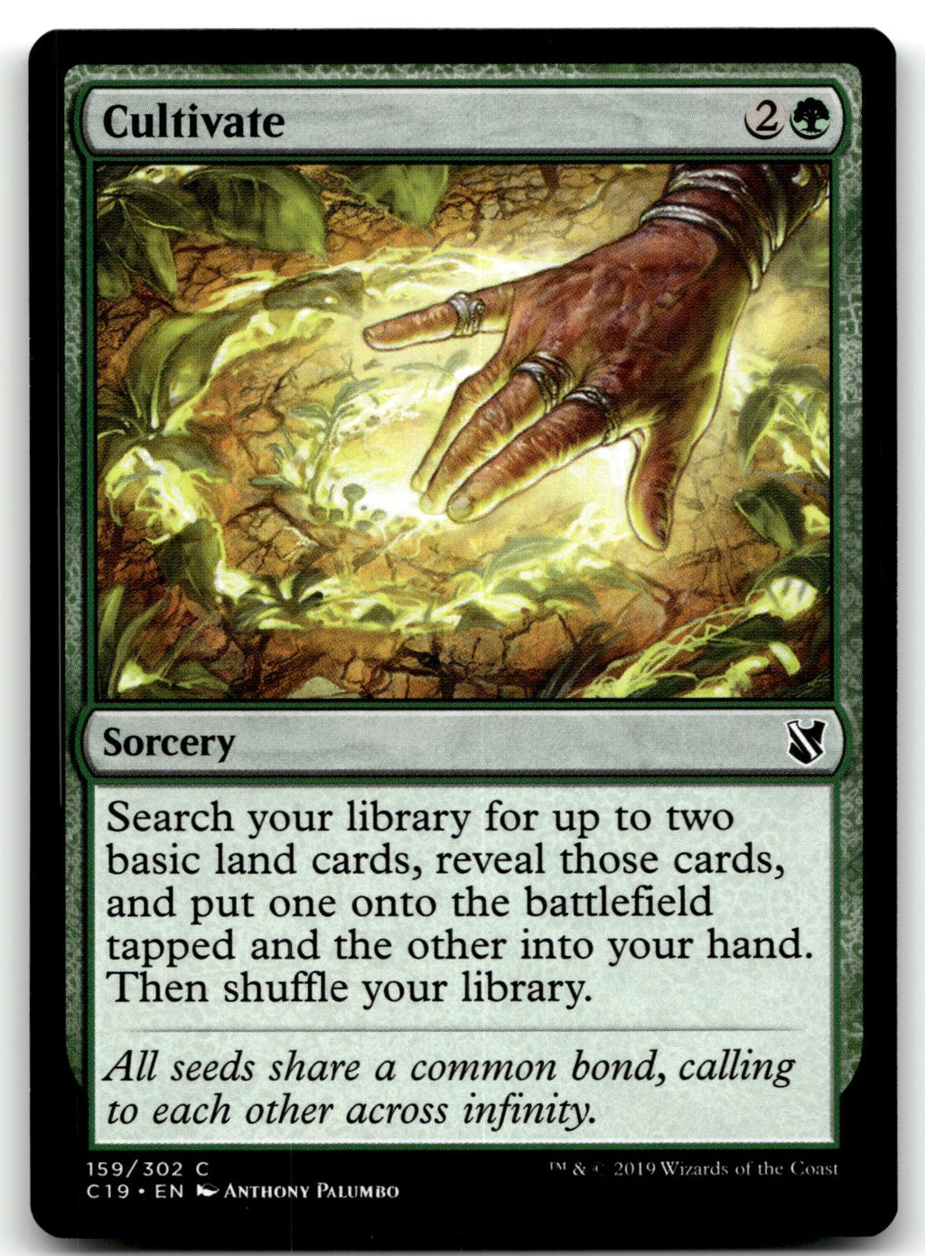 Cultivate 159 Common Commander 2019 Magic: The Gathering Near Mint