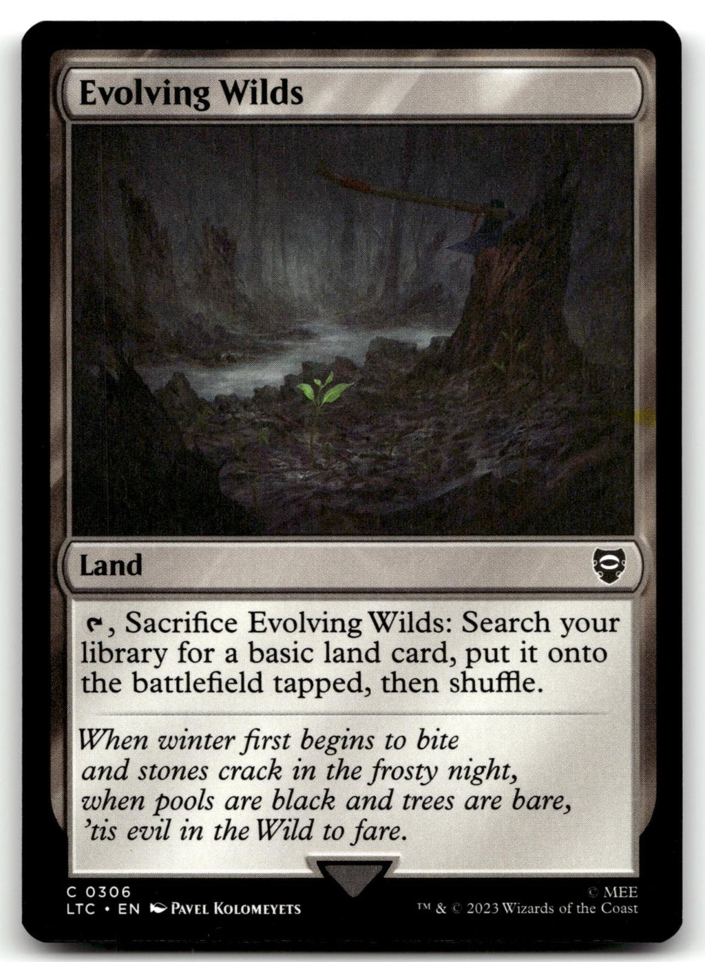 Evolving Wilds 306 Commander: The Lord of the Rings: Tales of Middle-earth 