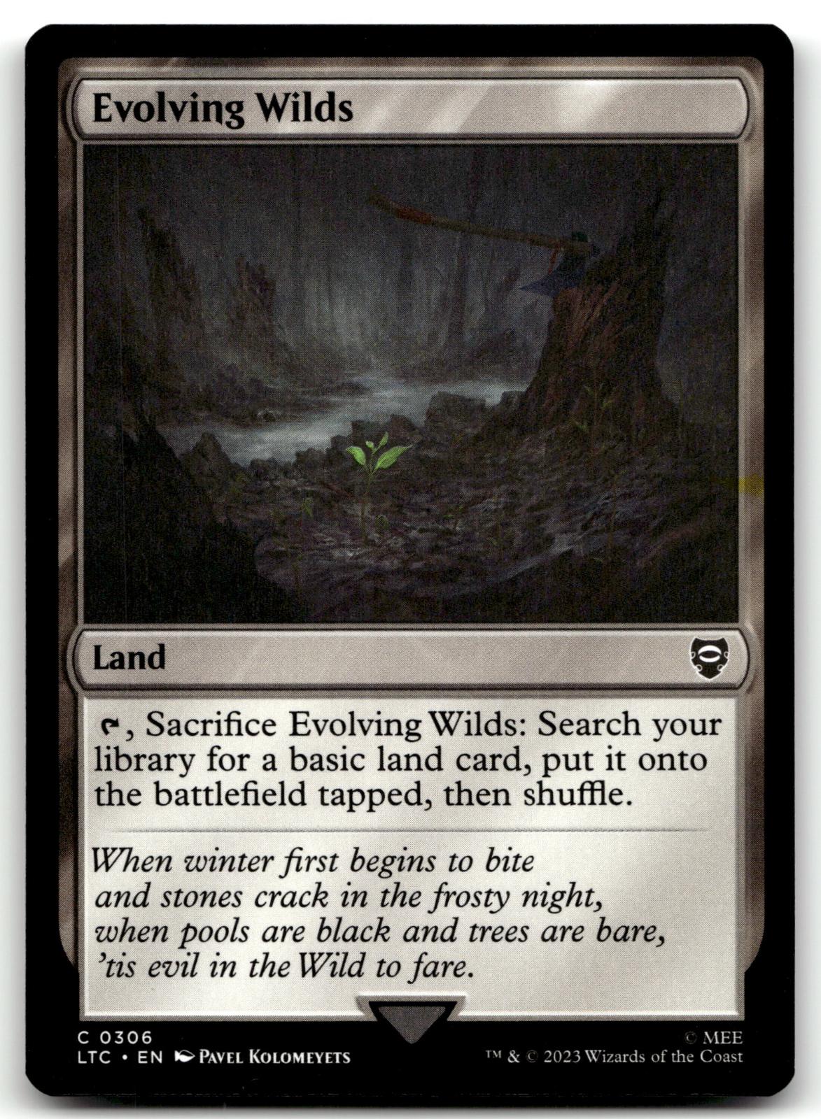 Evolving Wilds 306 Commander: The Lord of the Rings: Tales of Middle-earth 