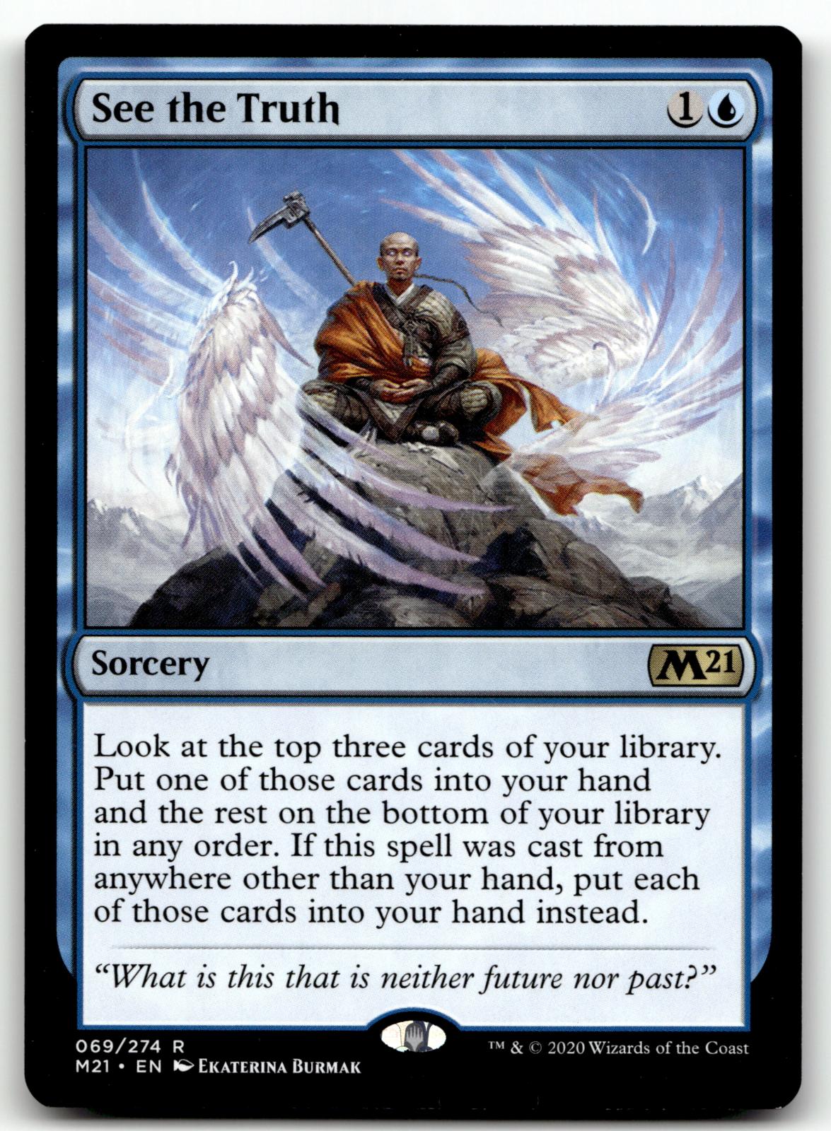 See the Truth 69 Rare Core Set 2021 Magic: The Gathering Near Mint
