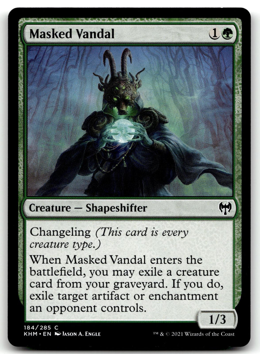 Masked Vandal 184 Common Kaldheim Magic: The Gathering Near Mint