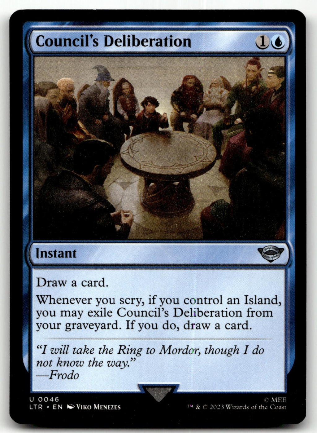 Council's Deliberation 46 Universes Beyond: The Lord of the Rings: Tales of Middle-earth Magic: The Gathering NM