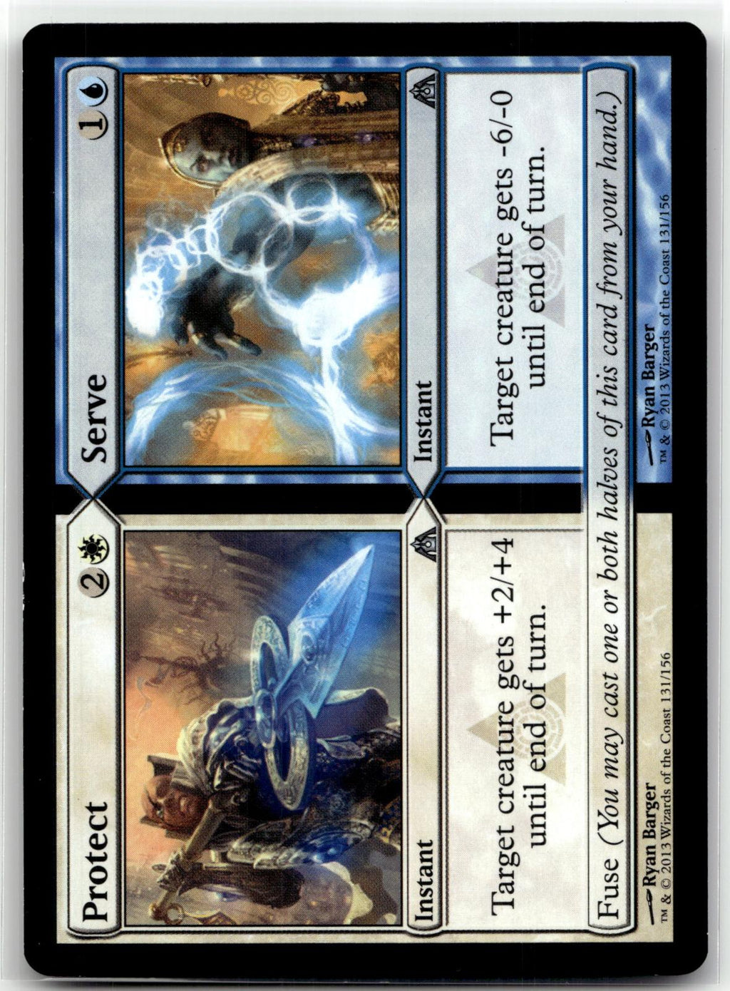 Protect // Serve 131 Uncommon Dragon's Maze Magic: The Gathering Near Mint