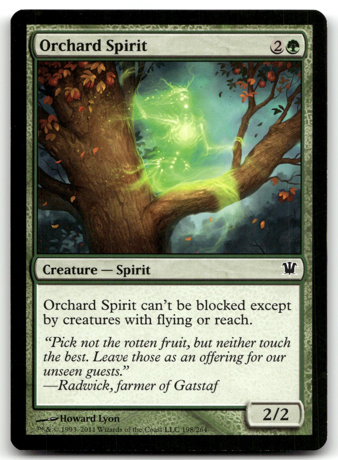 Orchard Spirit 198 Common Innistrad Magic: The Gathering Near Mint