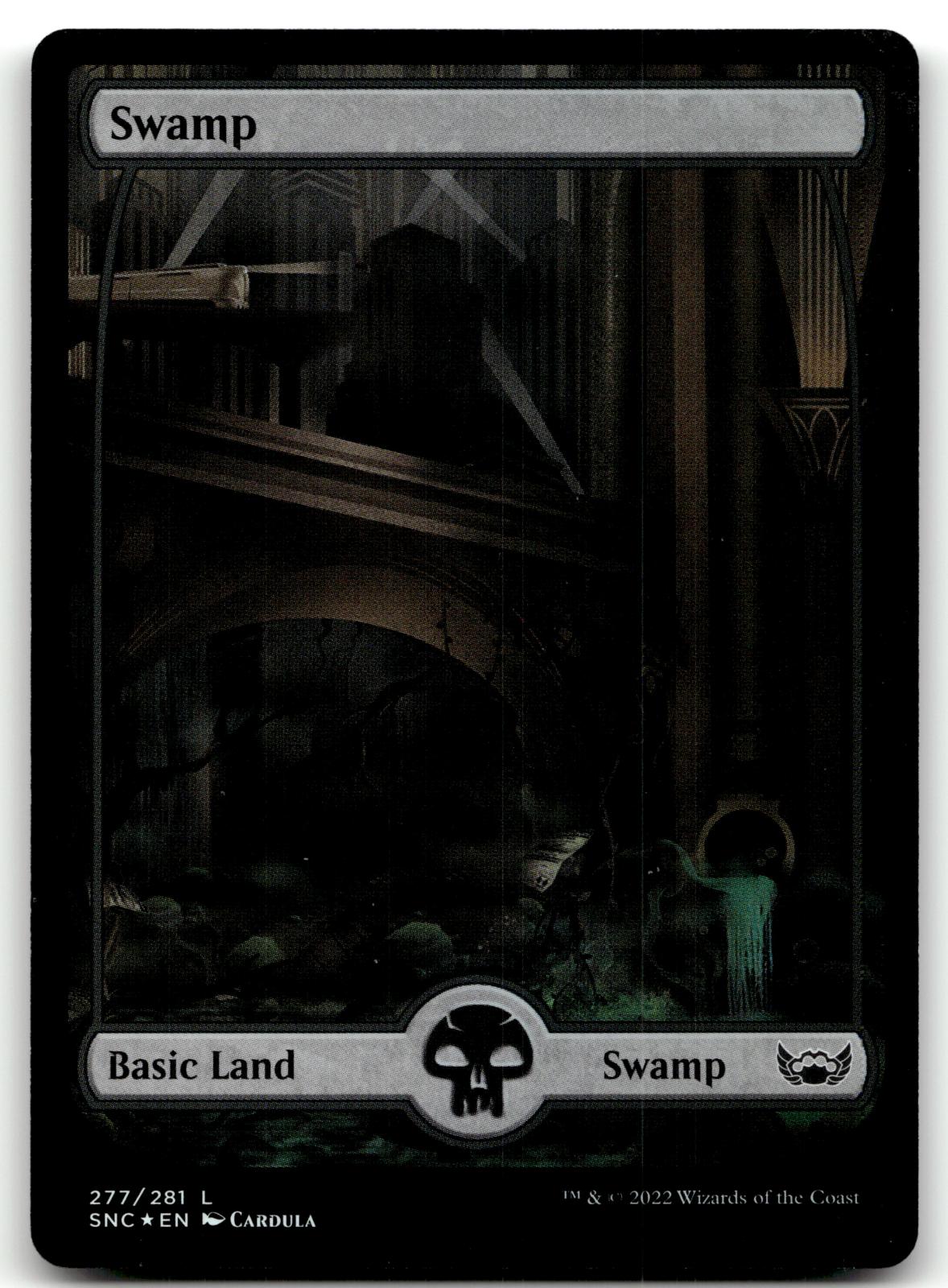 Swamp (277) 277 Land Streets of New Capenna Magic: The Gathering Foil Near Mint
