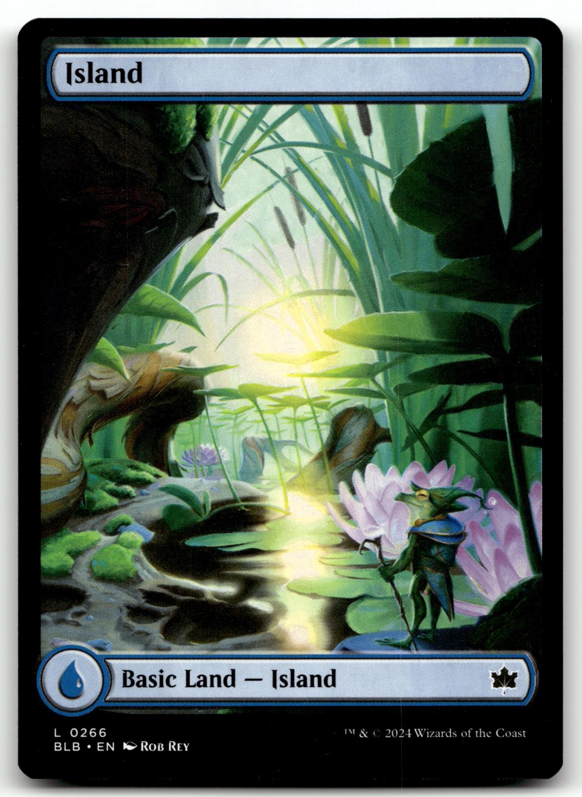 Island (0266) 266 Land Bloomburrow Magic: The Gathering Near Mint
