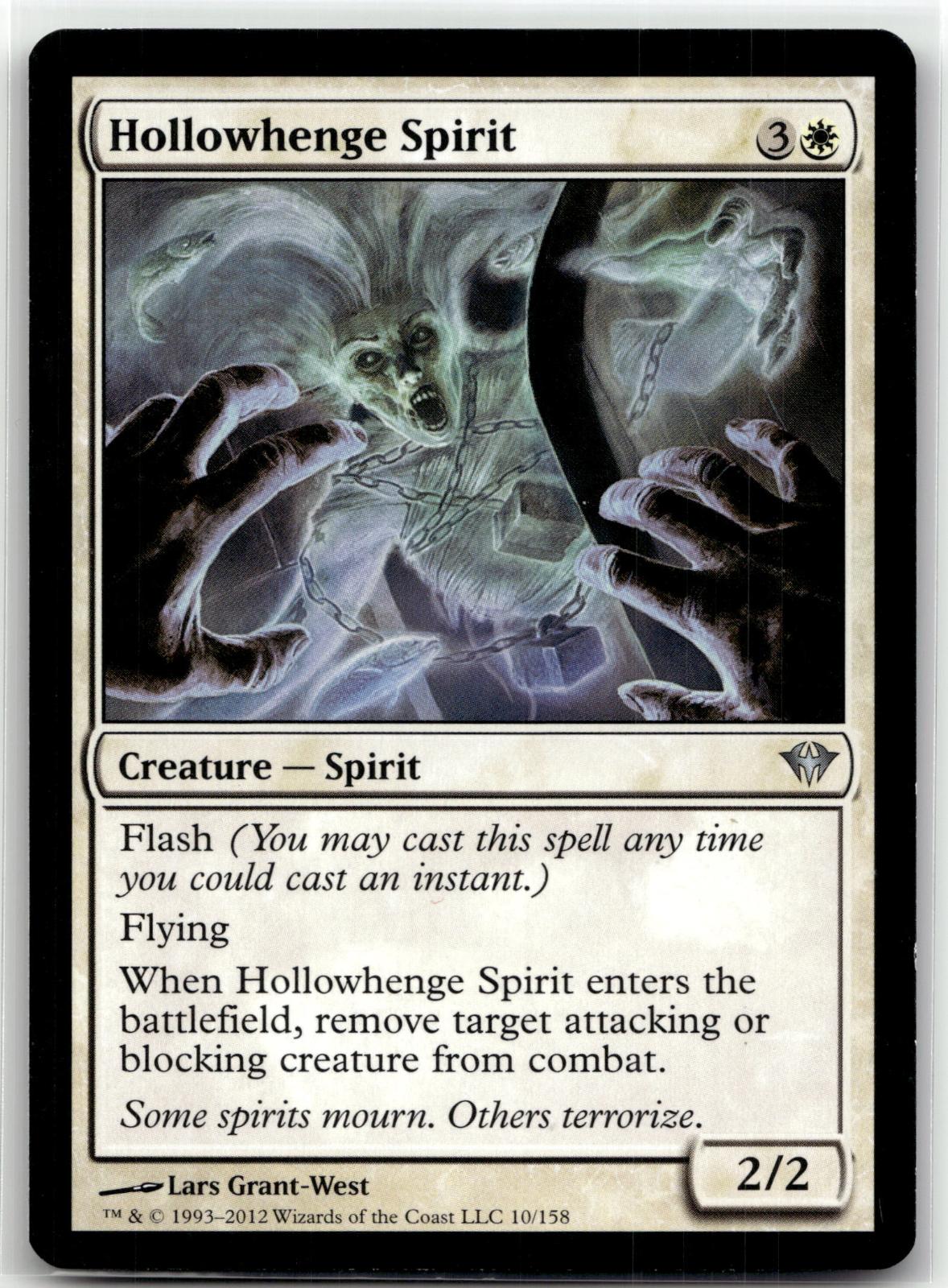 Hollowhenge Spirit 10 Uncommon Dark Ascension Magic: The Gathering Near Mint