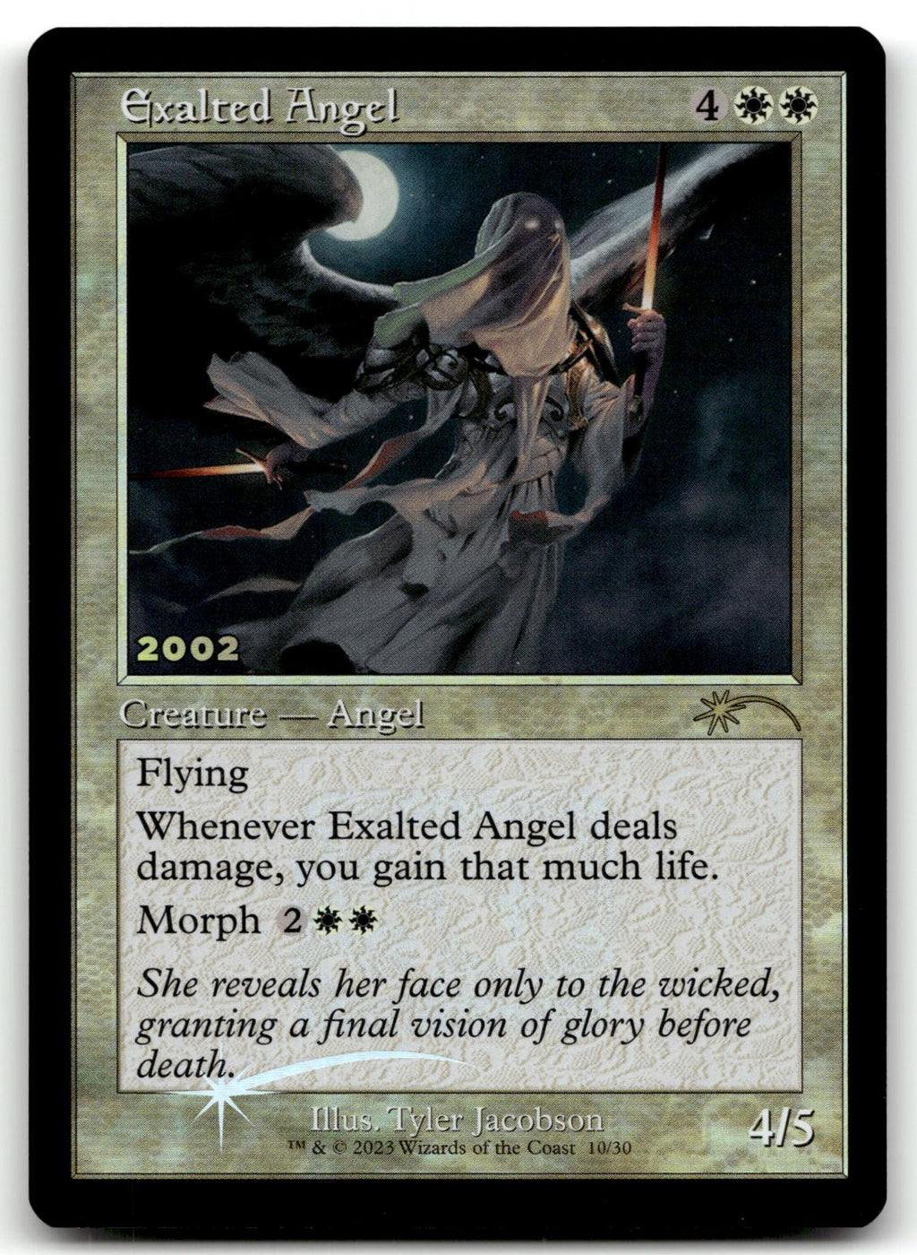 Exalted Angel 10 Promo 30th Anniversary Promos Magic: The Gathering Foil NM