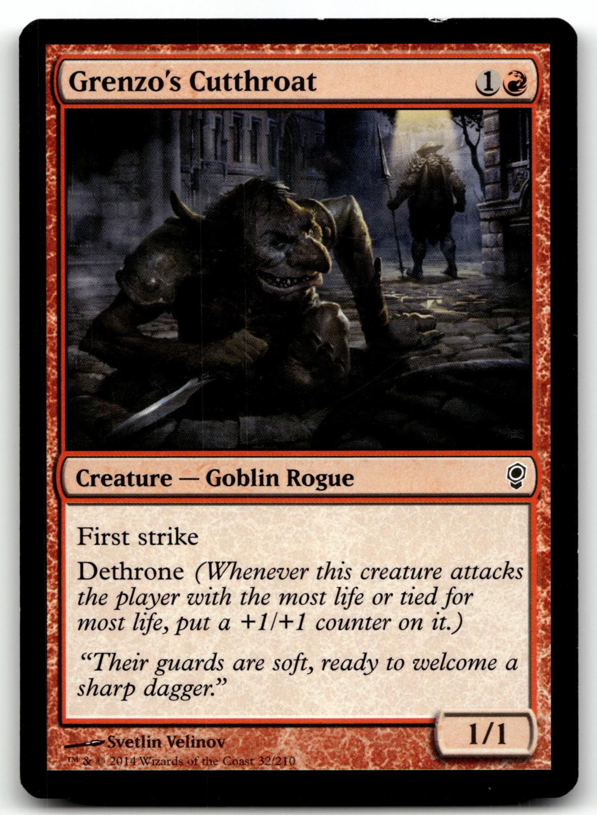 Grenzo's Cutthroat 32 Common Conspiracy Magic: The Gathering Near Mint