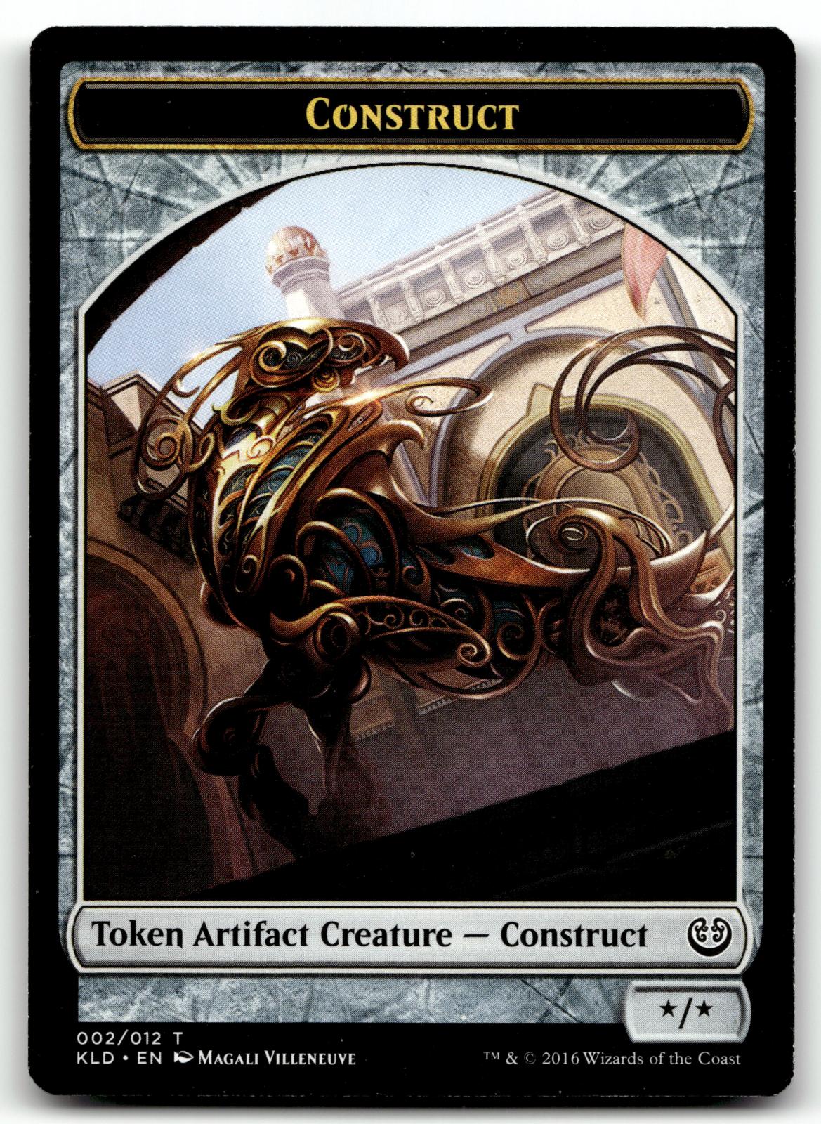 Construct Token (002) 2 Token Kaladesh Magic: The Gathering Near Mint