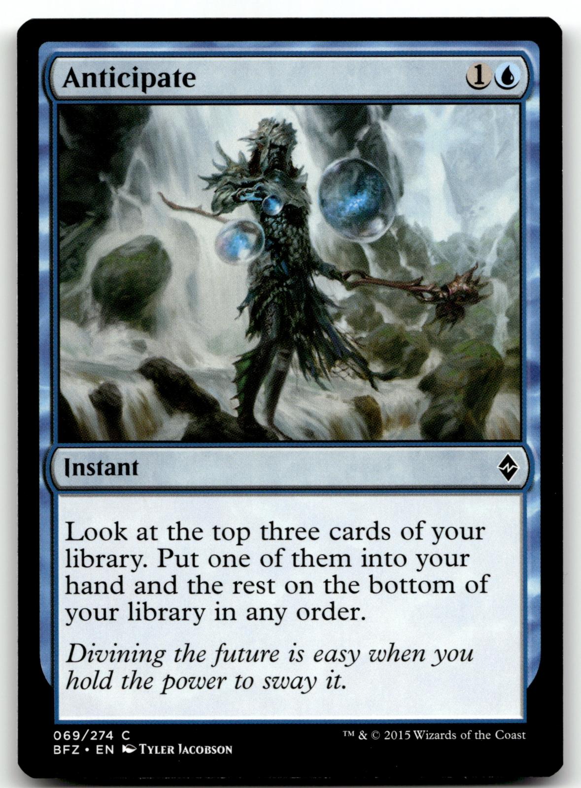 Anticipate 69 Common Battle for Zendikar Magic: The Gathering Near Mint