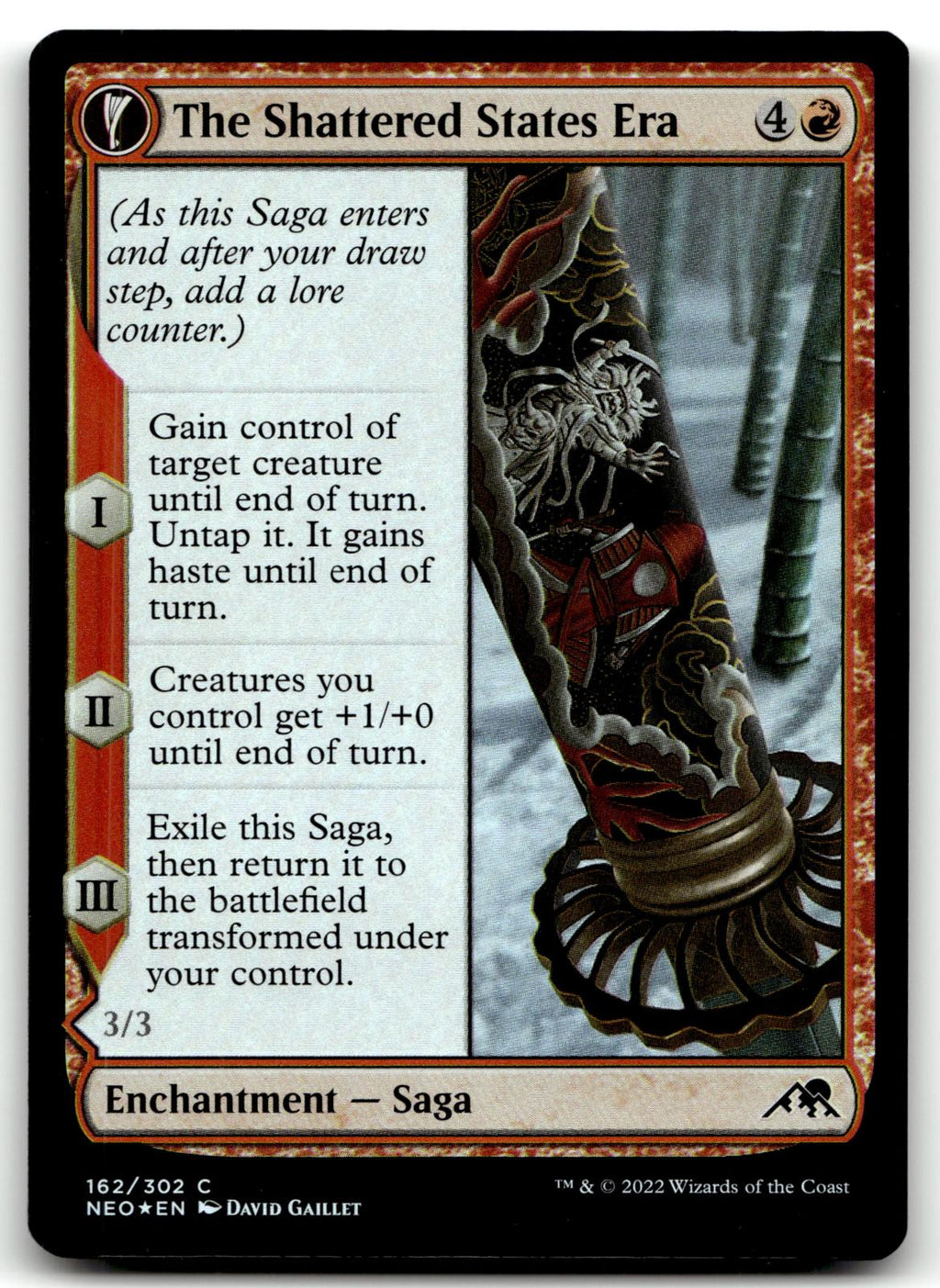 The Shattered States Era 162 Kamigawa: Neon Dynasty Magic: The Gathering Foil NM
