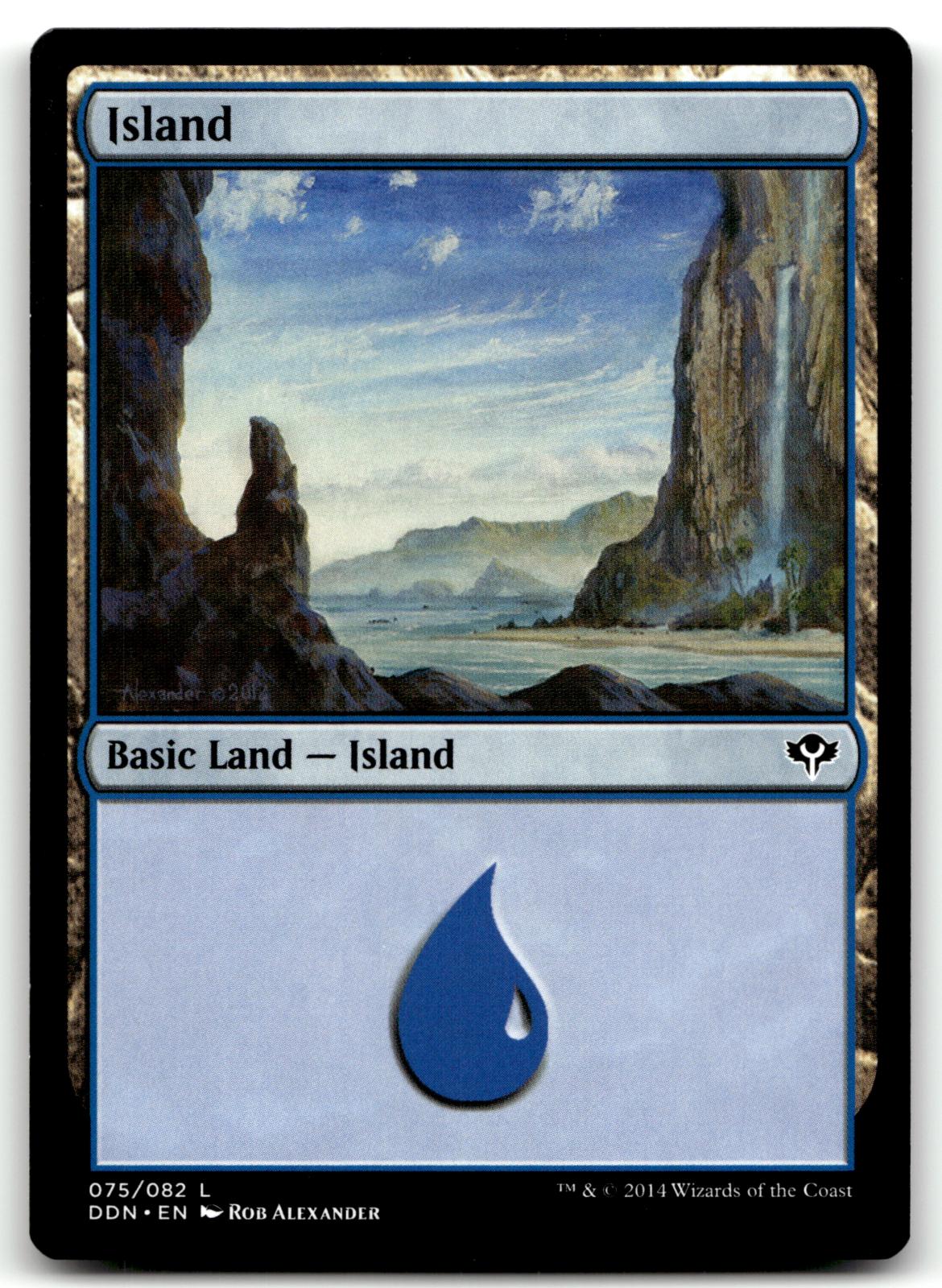 Island (075) 75 Land Duel Decks: Speed vs. Cunning Magic: The Gathering NM